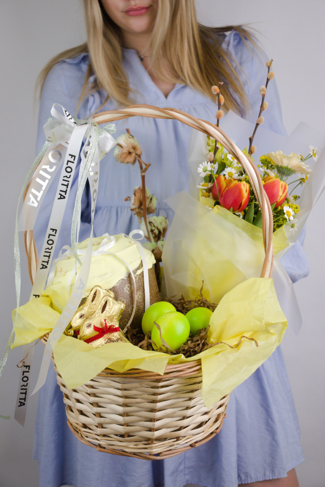 Sunny joy Easter basket