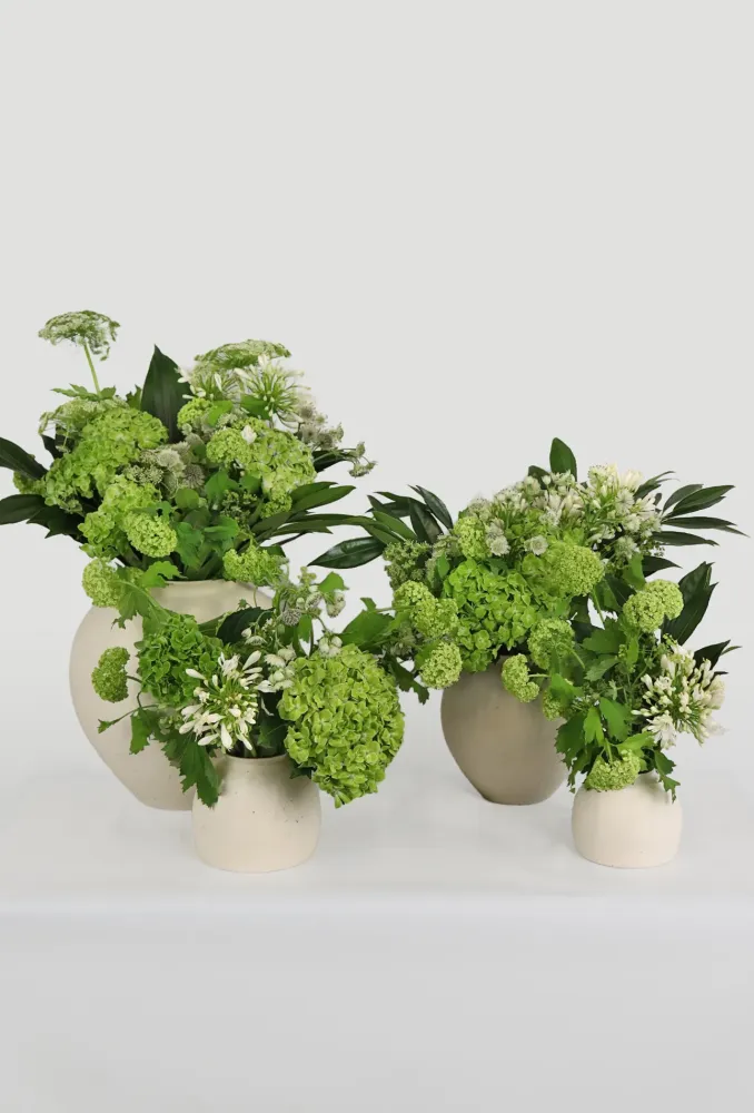 Floral decor green serenity