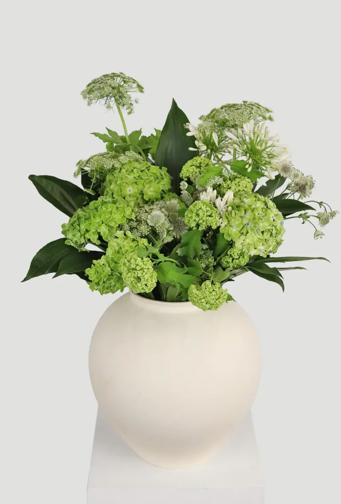 Floral decor green serenity