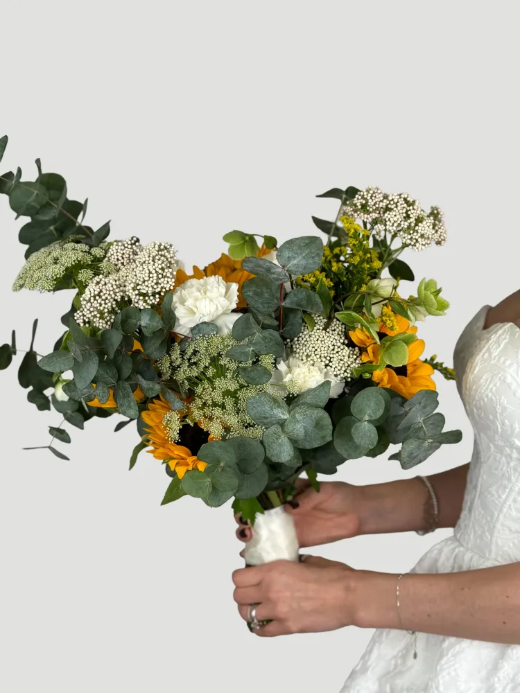 Wildflower bridal bouquet