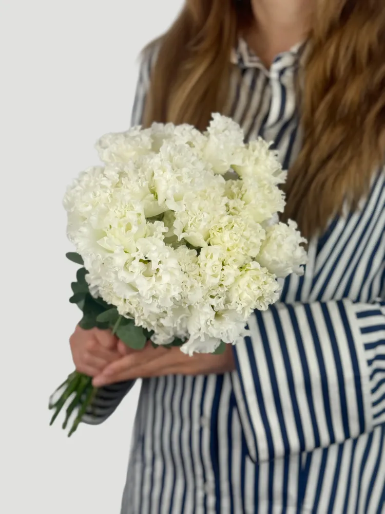 Eternal elegance lisianthus wedding bouquet