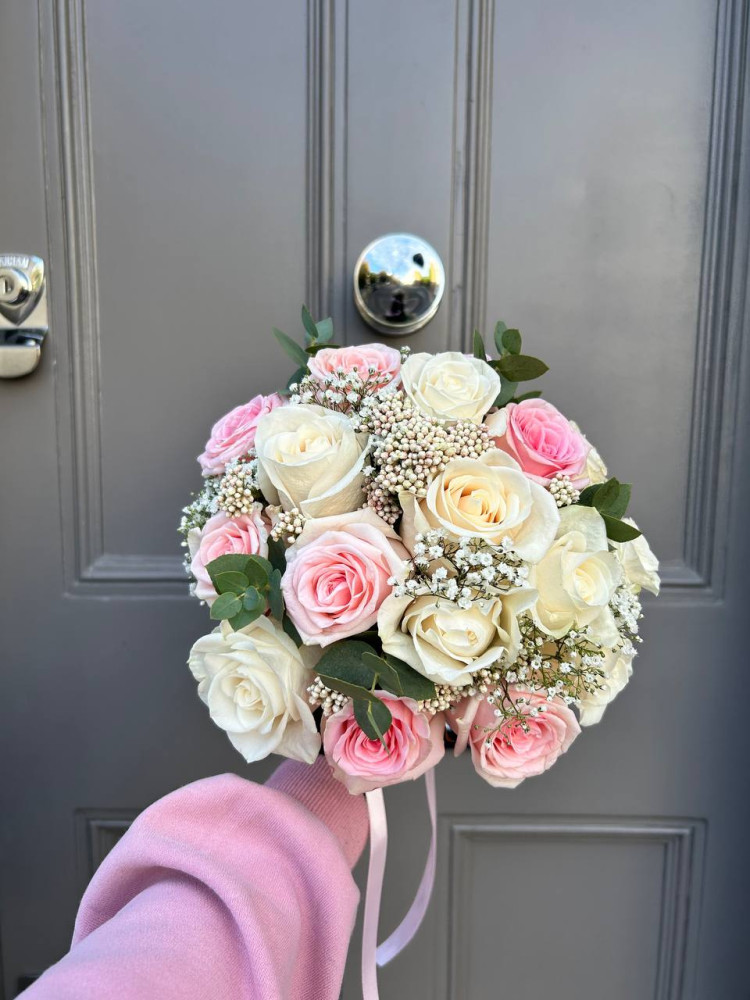 Blush promise bridal bouquet