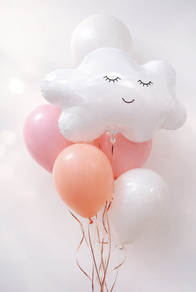 Little cloud dream (6 balloons helium inflated)