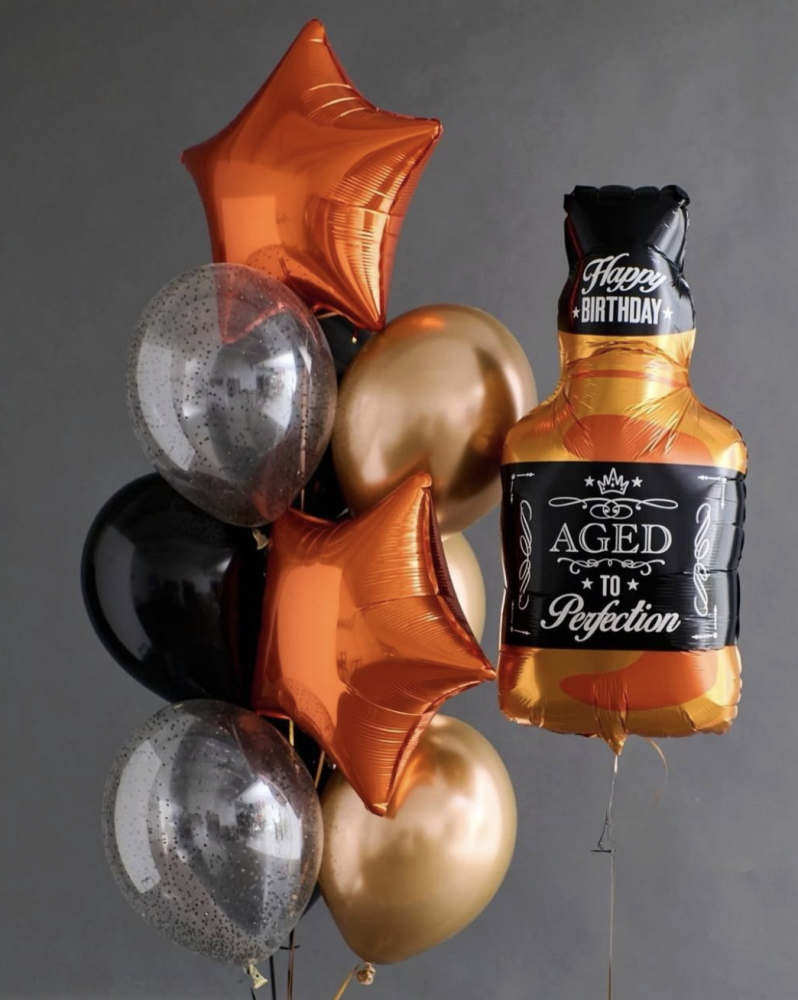 Aged to perfection (10 balloon helium inflated)