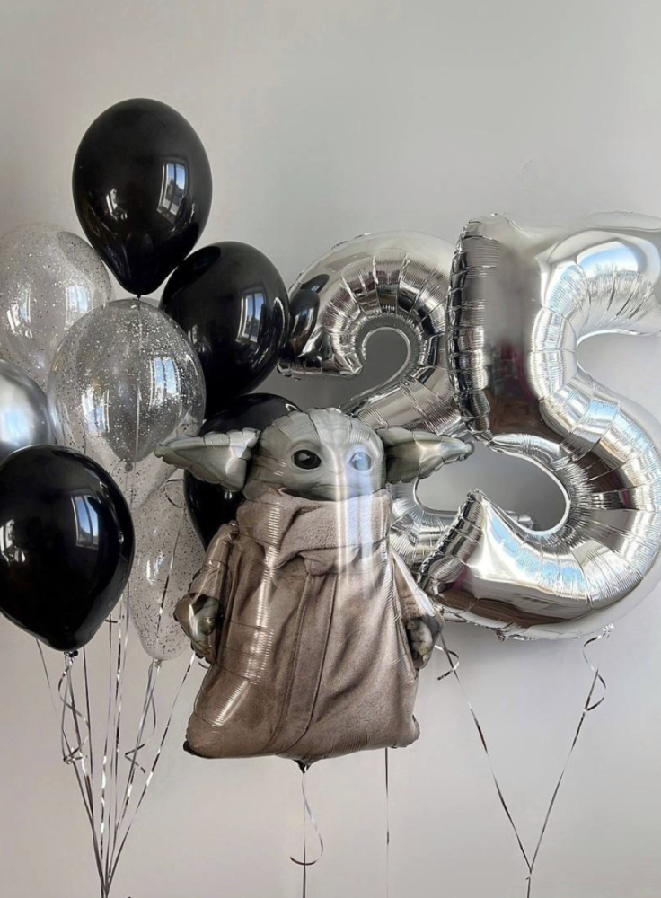 Baby yoda  (12 balloon helium inflated)