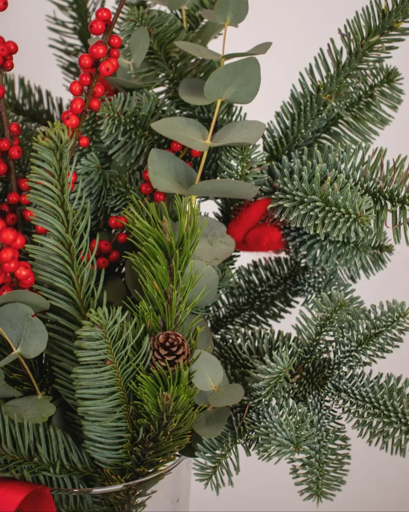 Festive forest bouquet