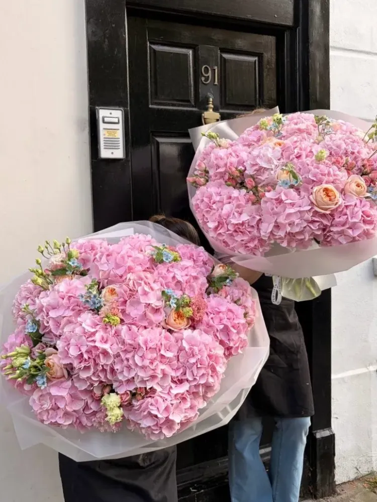 Twin bouquets of grace set