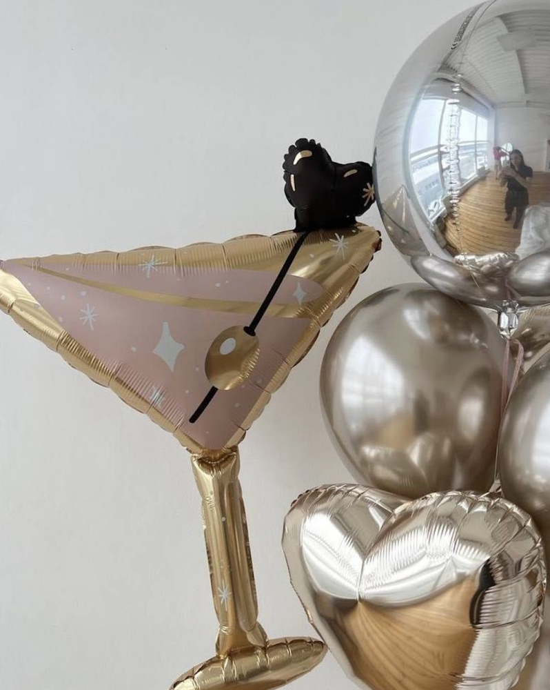 Champagne moments (11 balloons helium inflated)