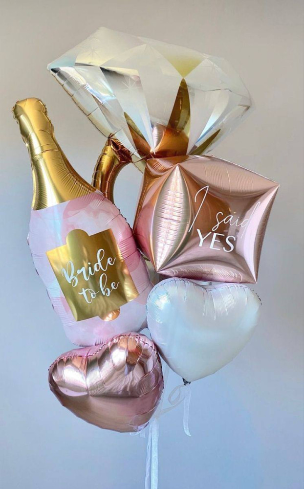 I said yes, darling (6 balloons helium inflated)