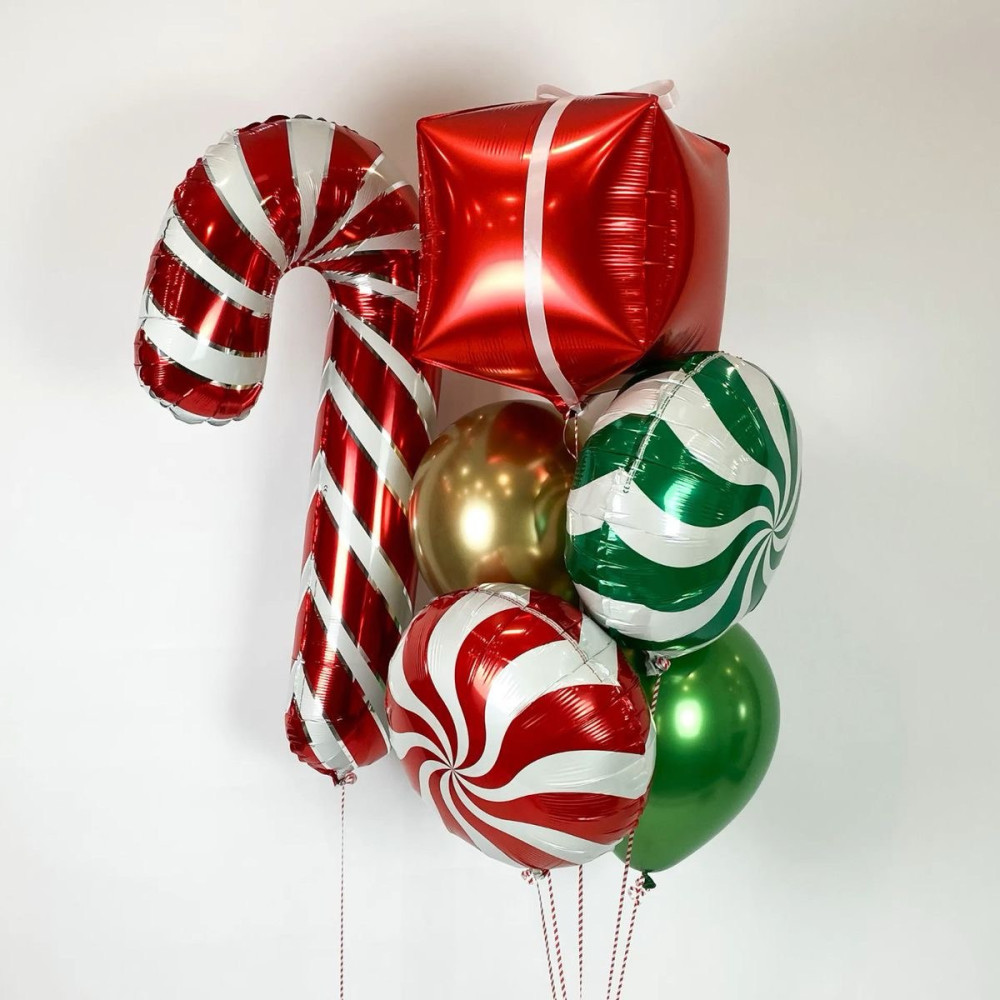 Christmas on the strand (6 balloon helium inflated)