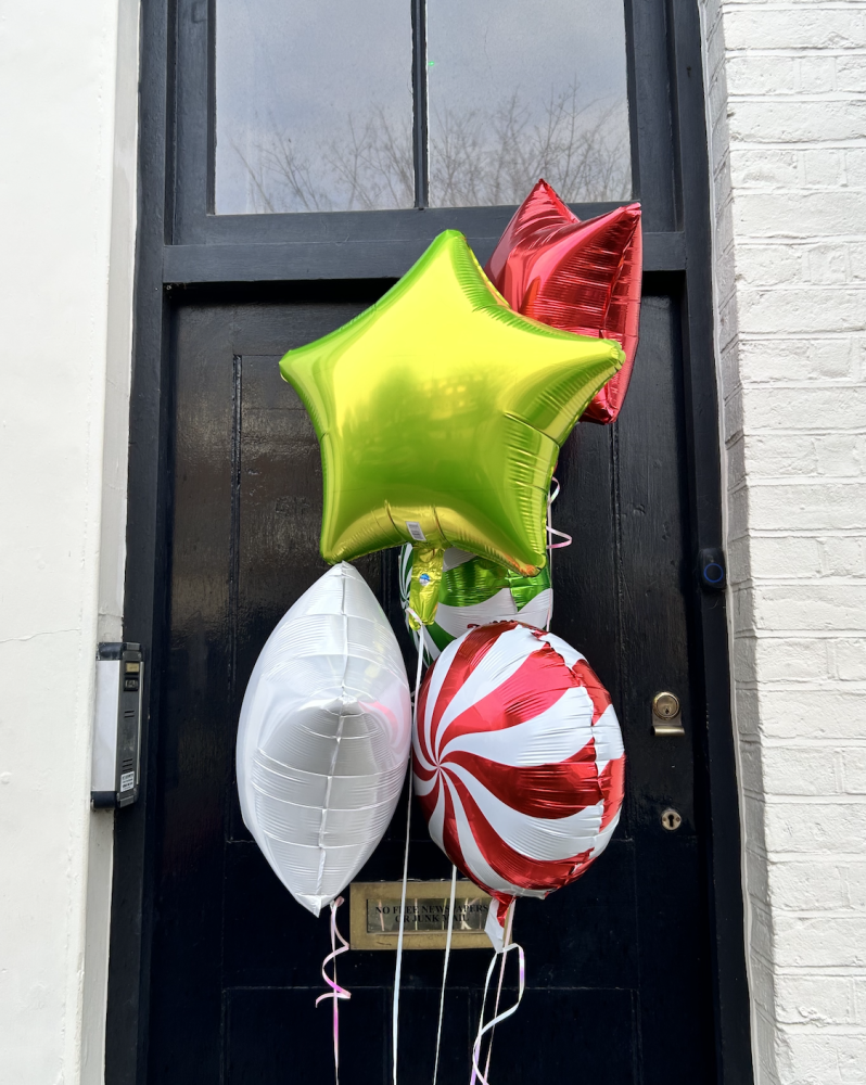 Candy sparkle affair (5 balloon helium inflated)