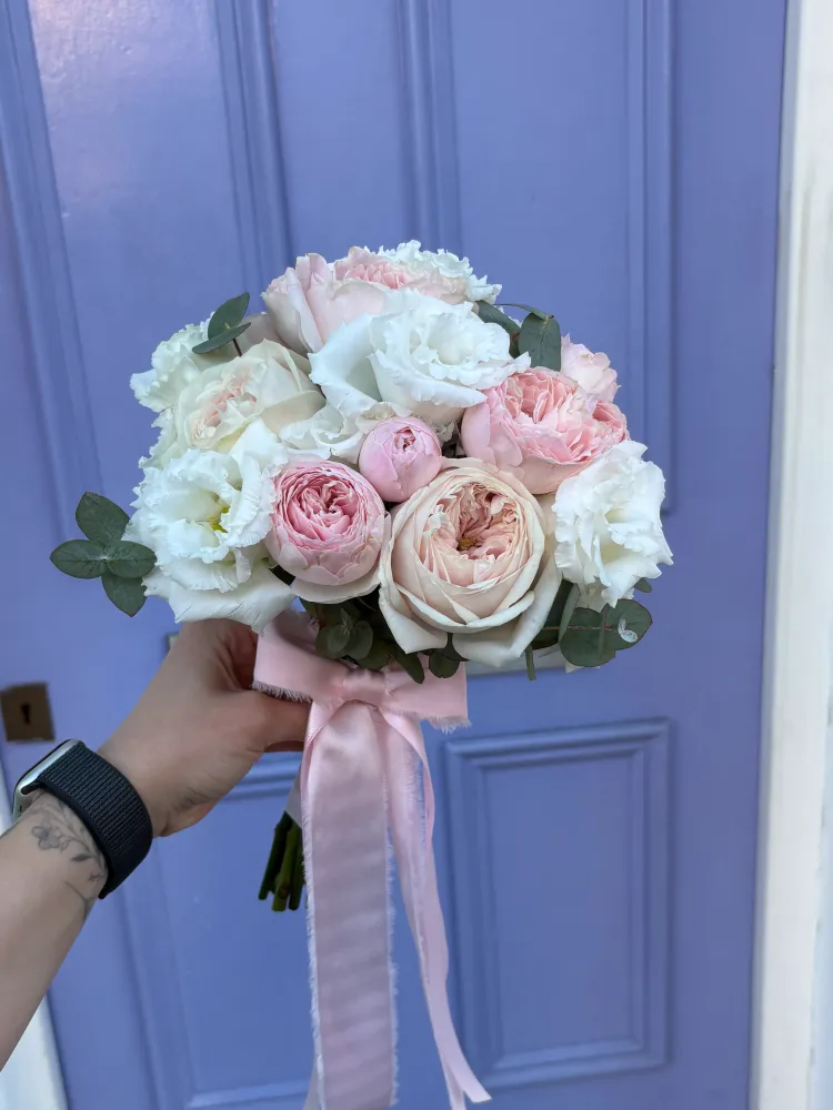 English Rose Affair Bridal Bouquet