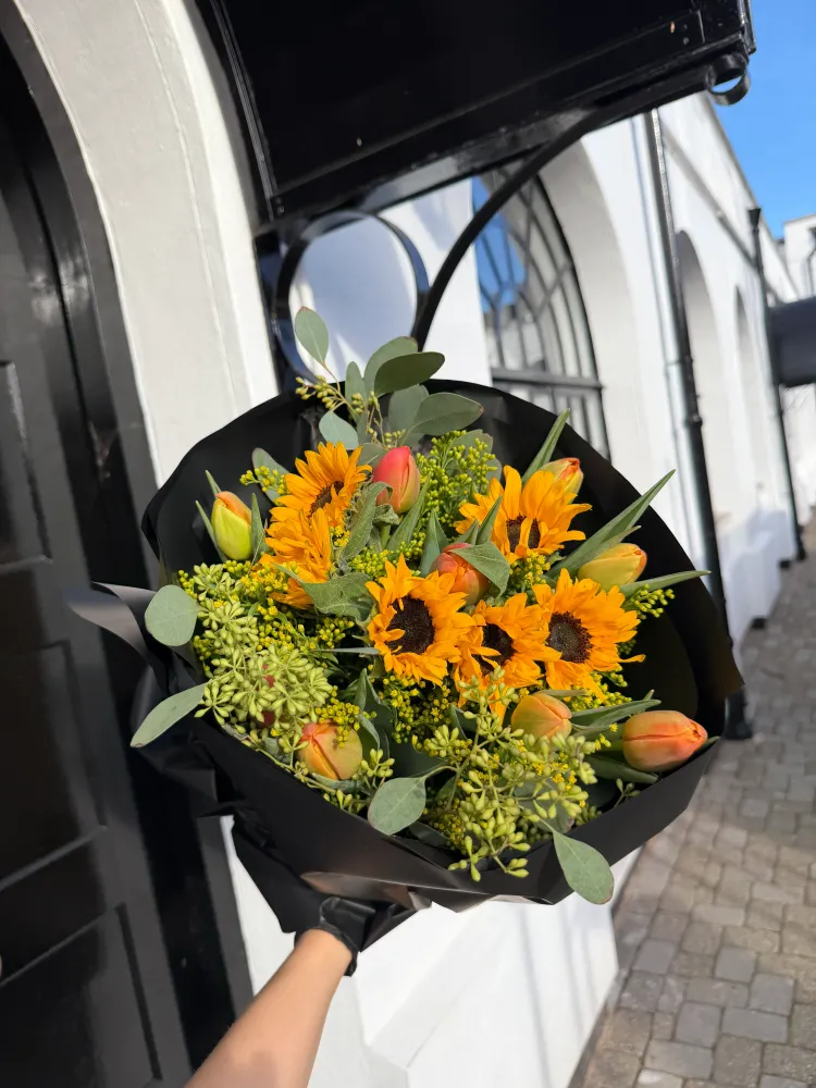 Solar study (sunlowers & tulips)