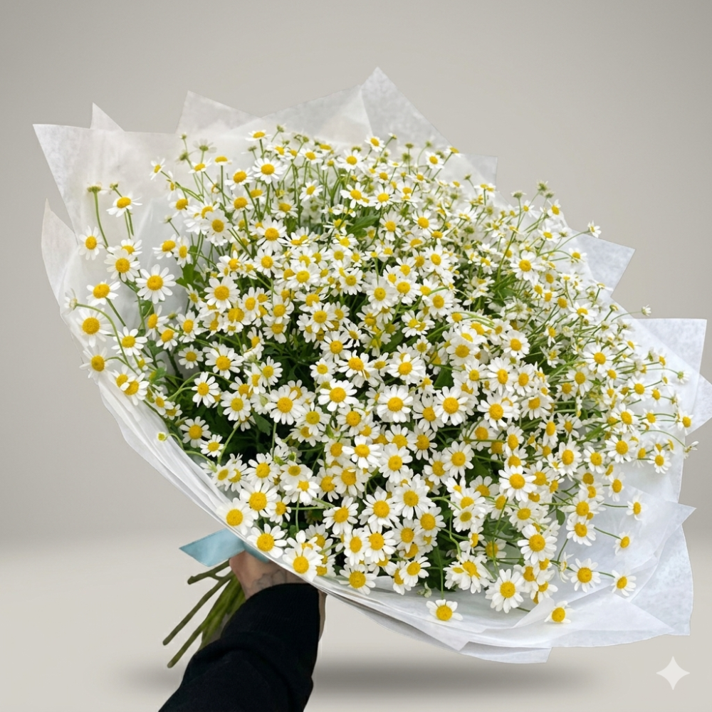 Daisy meadows bouquet (20 stems chamomile daisies)