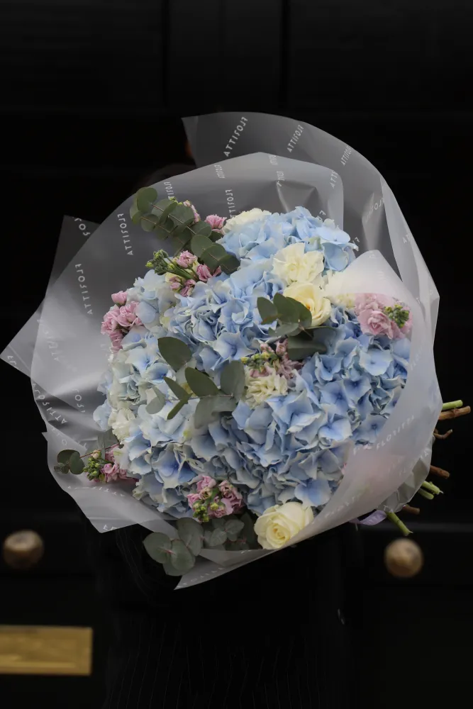 Bluebell dew bouquet