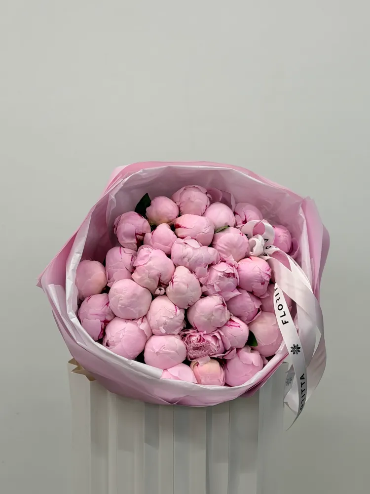 Pink peony soirée (40 peonies)