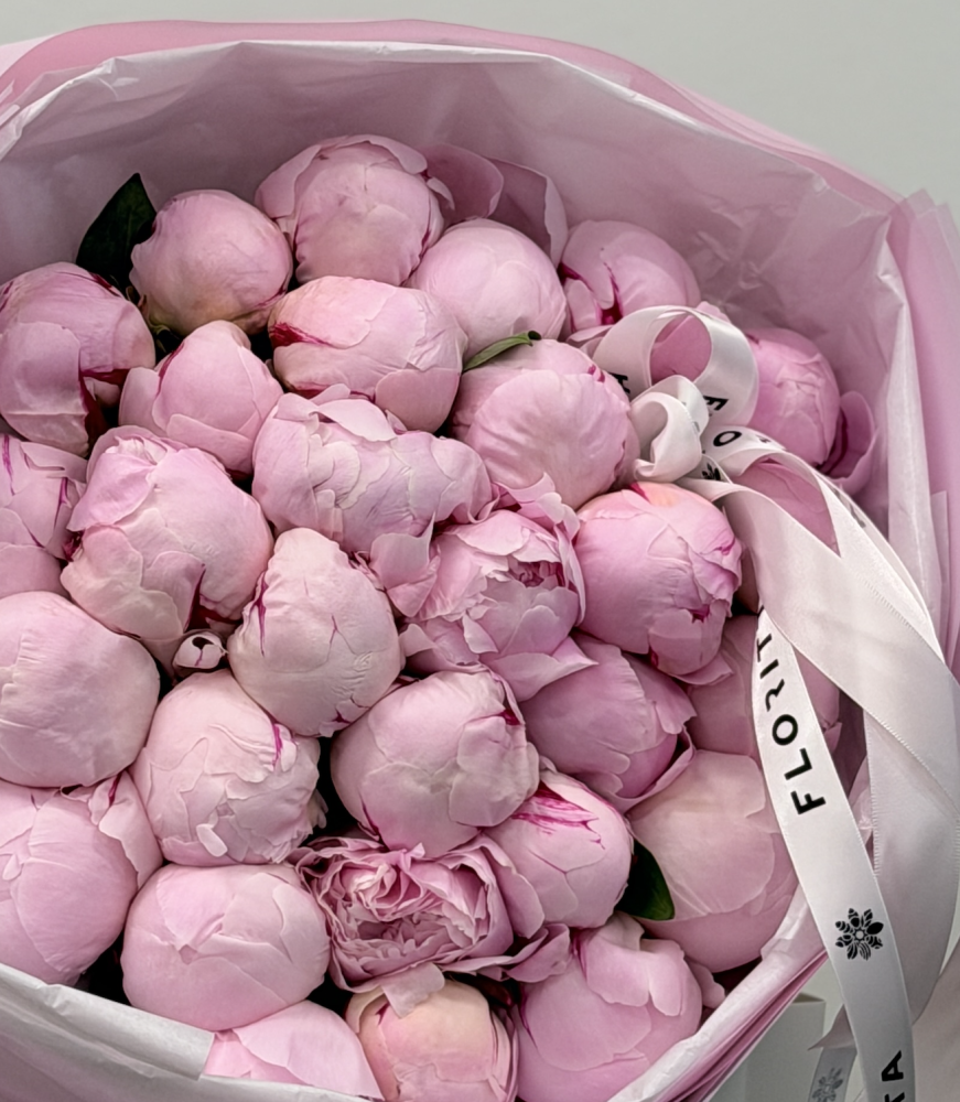 Pink peony soirée (40 peonies)