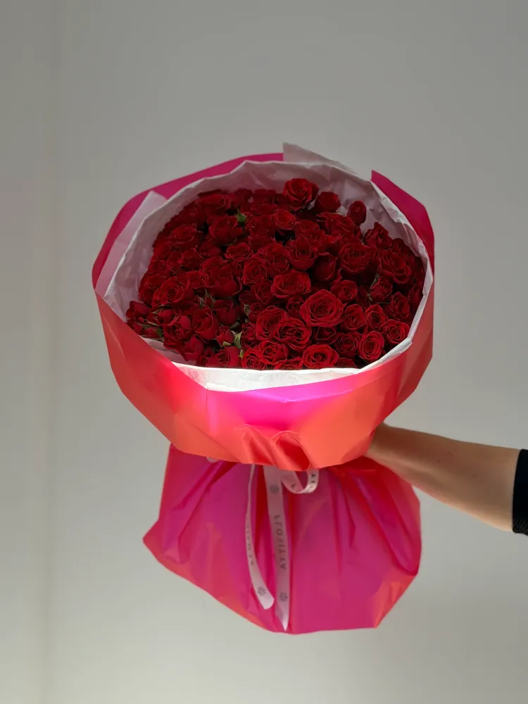 Ruby rose romance (red spray rose)